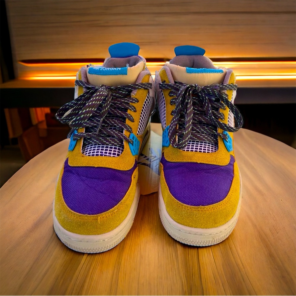 2021 Union LA x Air Jordan 4 Retro “DESERT MOSS” - Picture 3 of 8